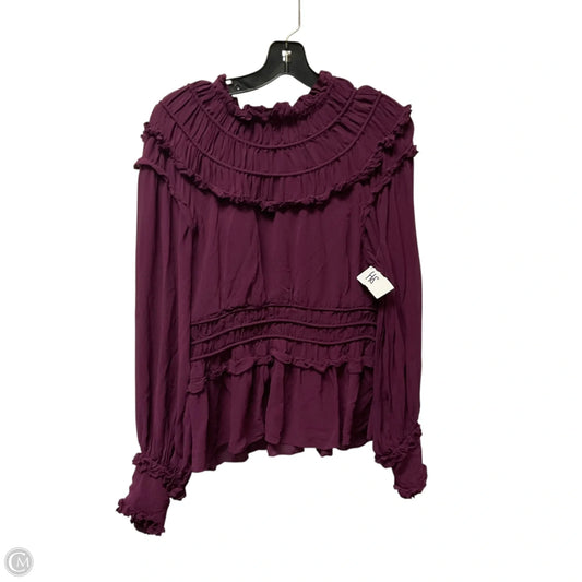 Top Long Sleeve By Farm Rio In Purple, Size: S