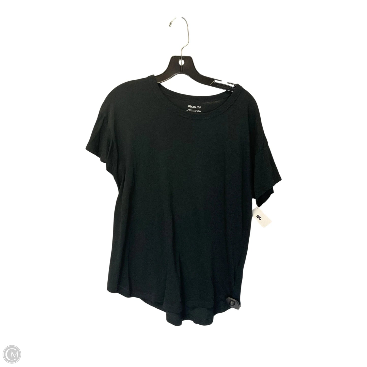 Top Short Sleeve By Madewell In Black, Size: M
