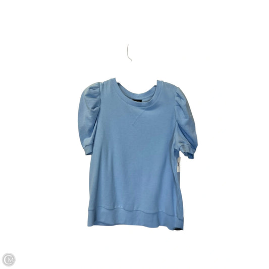 Top Short Sleeve By Who What Wear In Blue, Size: M