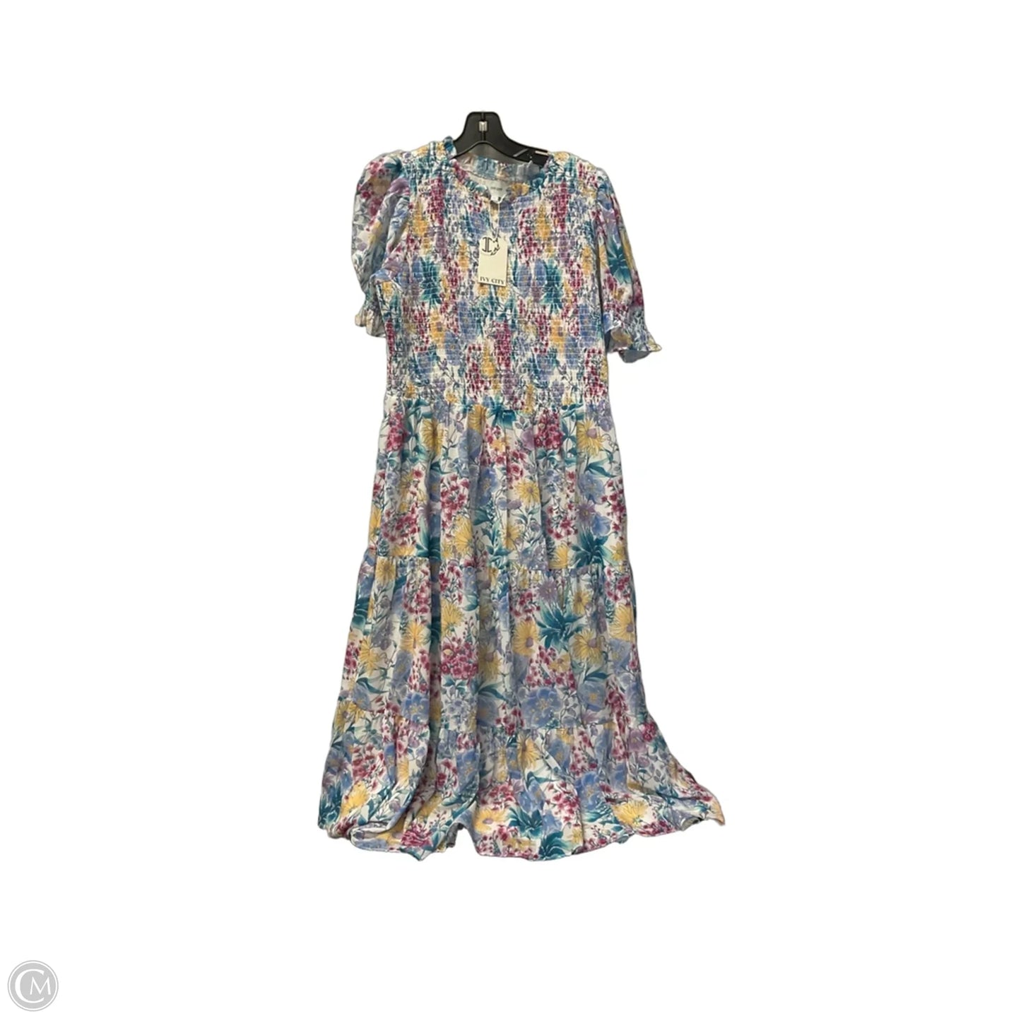 Dress Casual Maxi By Cmc In Floral Print, Size: Xl
