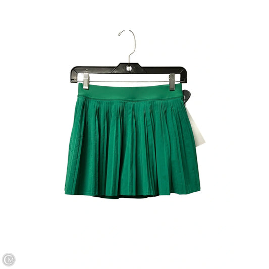 Athletic Skort By Lululemon In Green, Size: 4