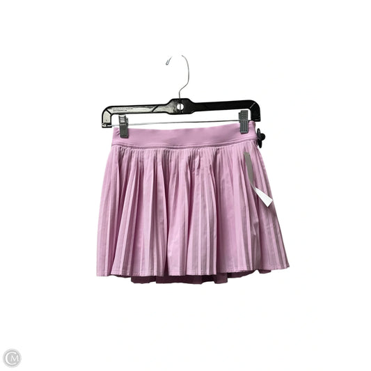 Athletic Skort By Lululemon In Pink, Size: 4
