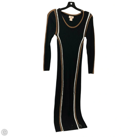 Dress Designer By Camila Coelho In Black & Brown, Size: S