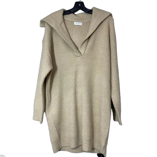 Dress Sweater By Vestique In Tan, Size: S