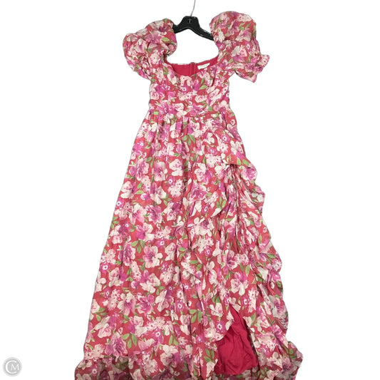 Dress Casual Maxi By Storia In Pink, Size: S