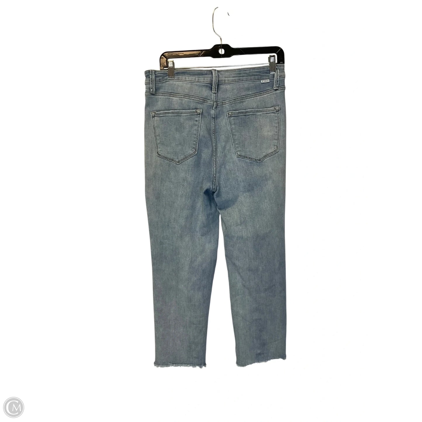 Jeans Straight By Risen In Blue Denim, Size: 8