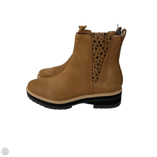 Boots Ankle Flats By Toms In Brown, Size: 8.5
