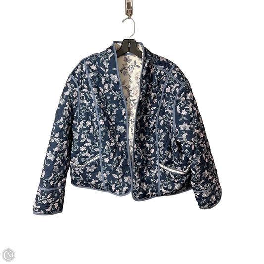 Jacket Puffer & Quilted By Clothes Mentor In Blue, Size: Xl