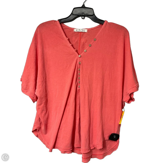 Top Short Sleeve By We The Free In Coral, Size: S
