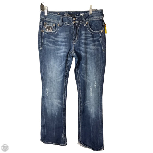 Jeans Boot Cut By Miss Me In Blue Denim, Size: 8