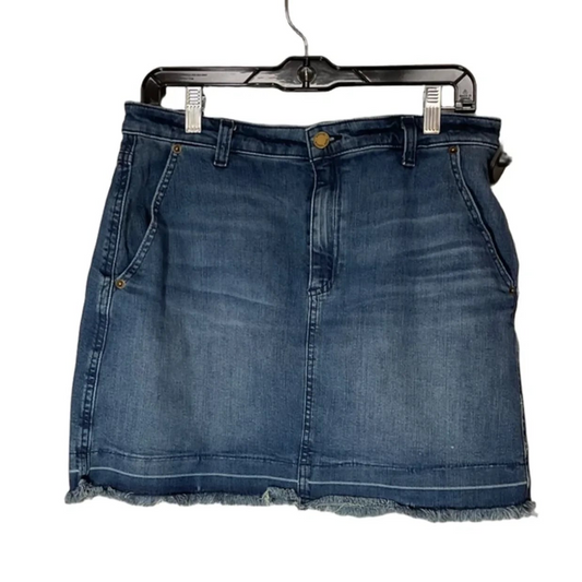 Skirt Mini & Short By Michael By Michael Kors In Blue Denim, Size: 10