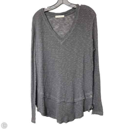 Top Long Sleeve By We The Free In Grey, Size: S