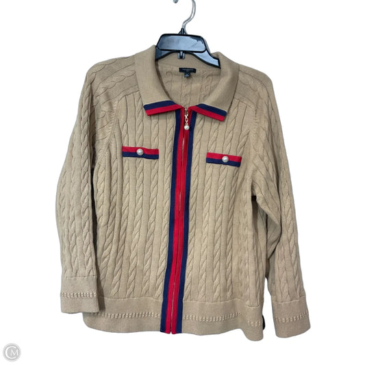 Jacket Other By Talbots In Tan, Size: 1x