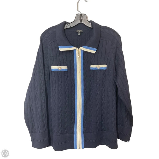 Jacket Other By Talbots In Blue, Size: 1x