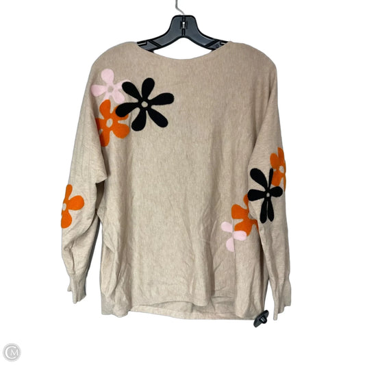 Top Long Sleeve By Aaeda In Tan, Size: Xl