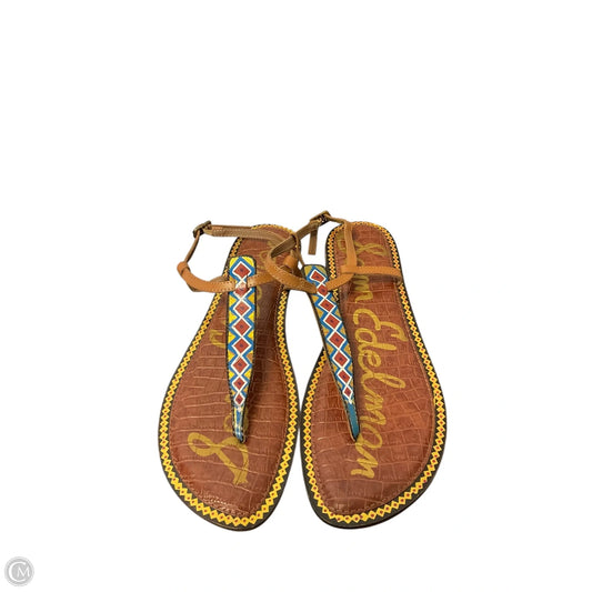 Sandals Flip Flops By Sam Edelman In Brown, Size: 11