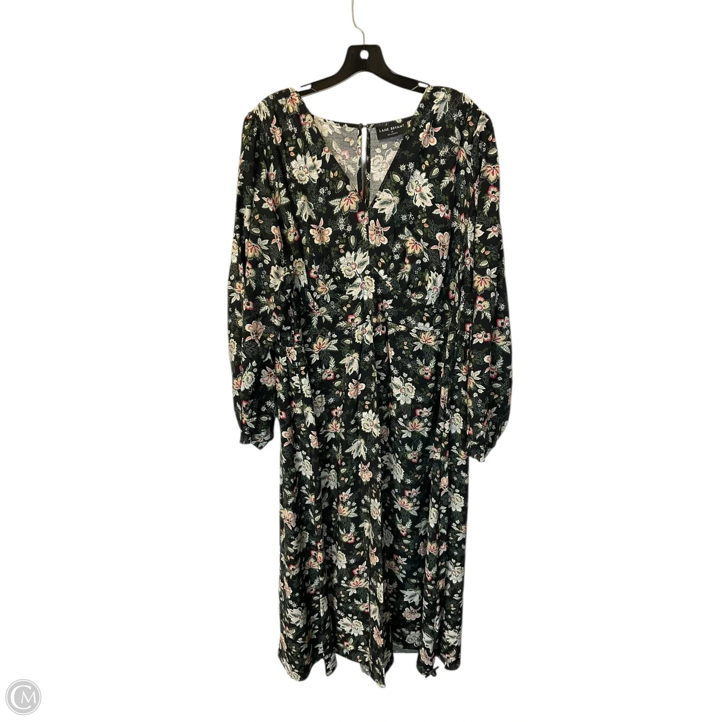 Dress Casual Maxi By Lane Bryant In Black, Size: 1x