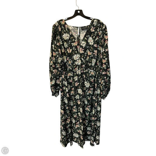 Dress Casual Maxi By Lane Bryant In Black, Size: 1x