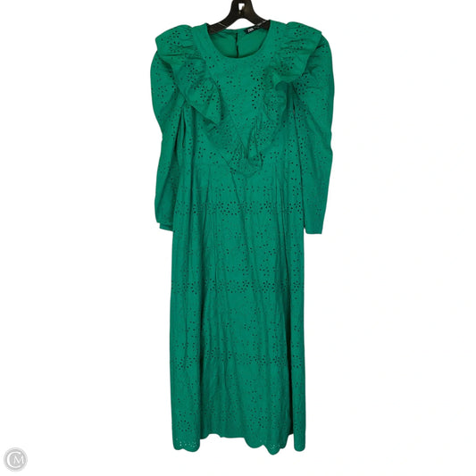 Dress Casual Maxi By Zara In Green, Size: Xs