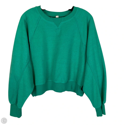 Top Long Sleeve By Daily Practice By Anthropologie In Green, Size: S