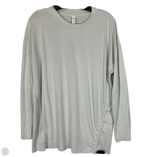 Top Long Sleeve By Lululemon In Blue, Size: 8