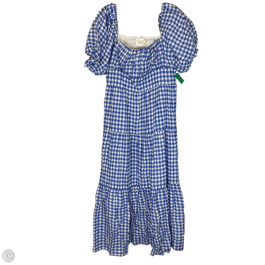 Dress Casual Maxi By Clothes Mentor In Blue, Size: Xl