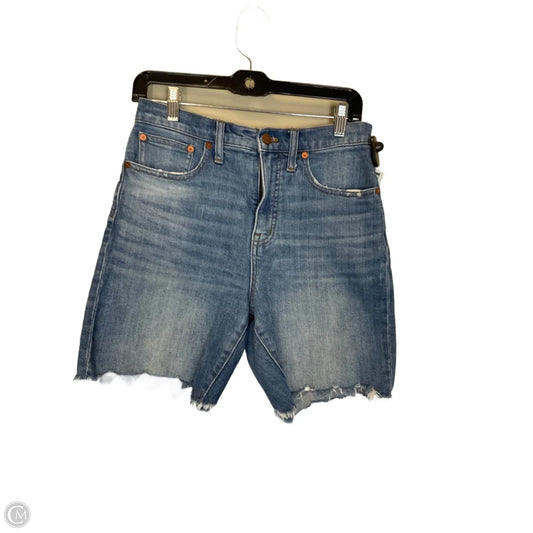 Shorts By Madewell In Blue Denim, Size: 4