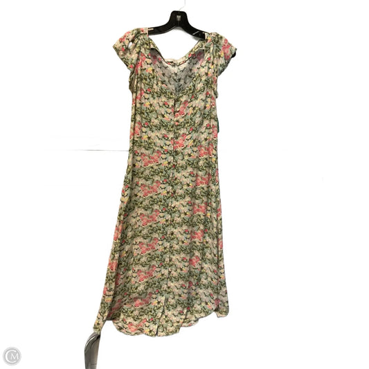 Dress Casual Maxi By Loft In Grey, Size: 0