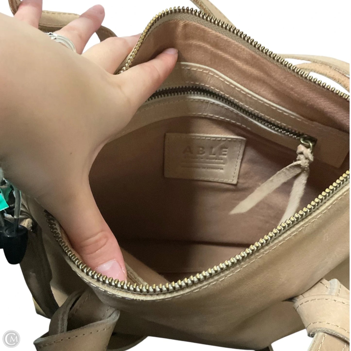 Handbag By Able, Size: Medium