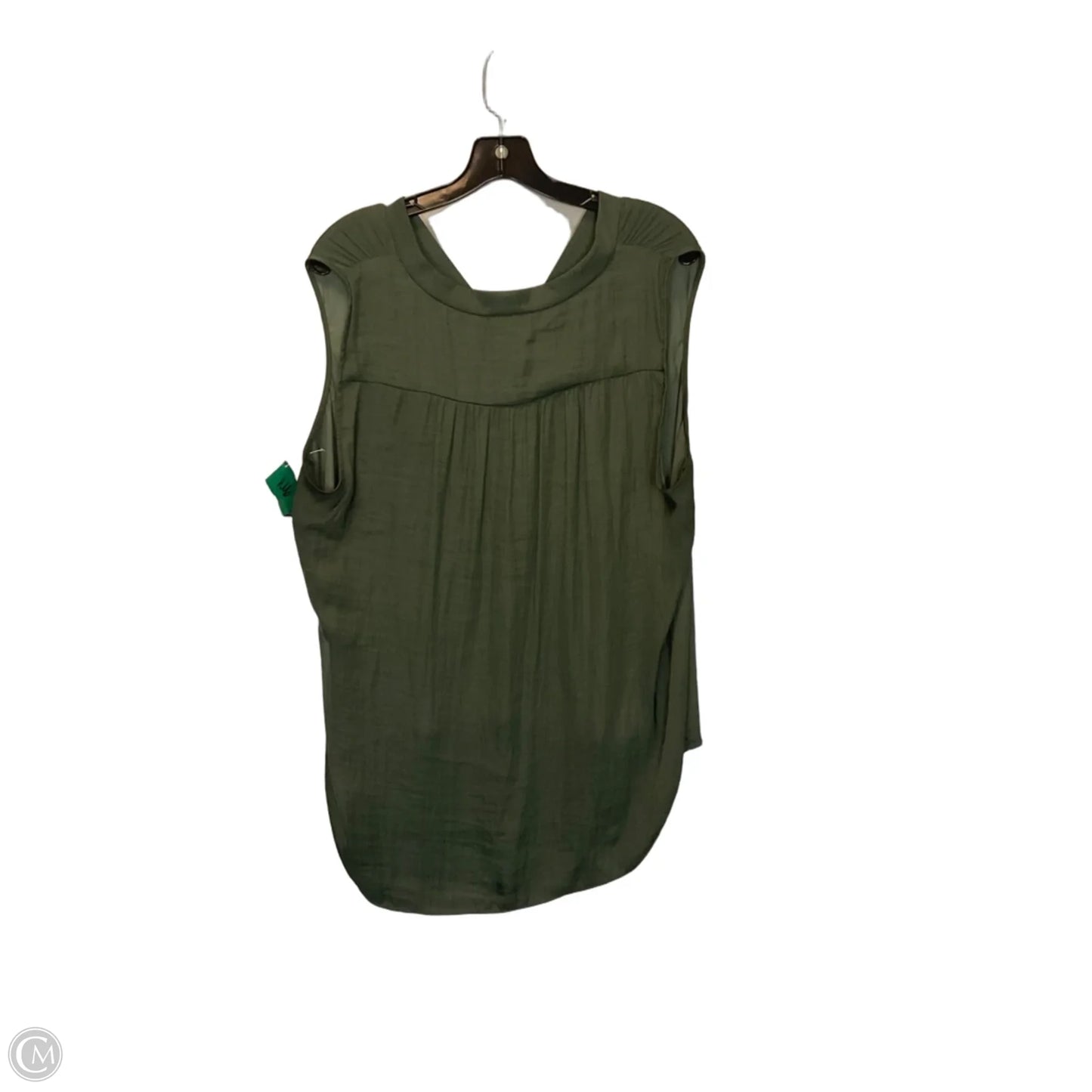 Top Sleeveless By Vince Camuto In Green, Size: Xl
