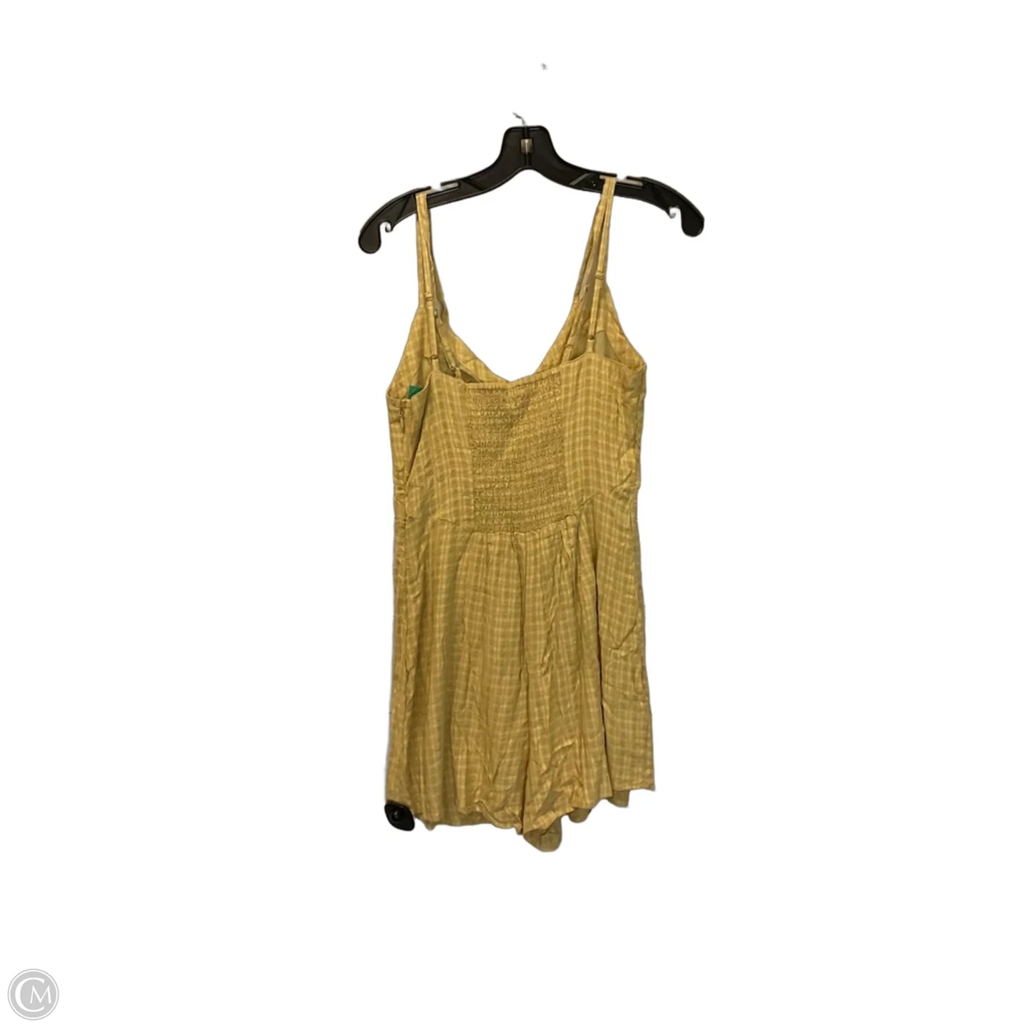 Dress Casual Short By Clothes Mentor In Yellow, Size: Xxsp