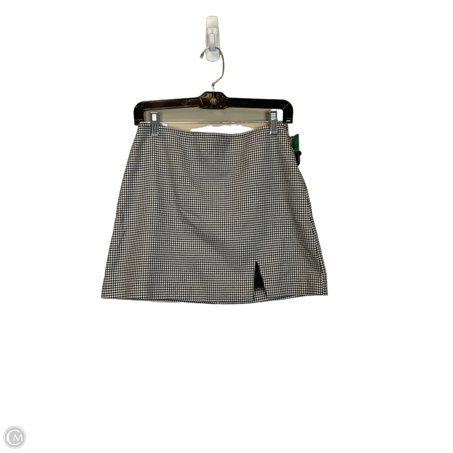Skirt Midi By Forever 21 In Black & White, Size: M