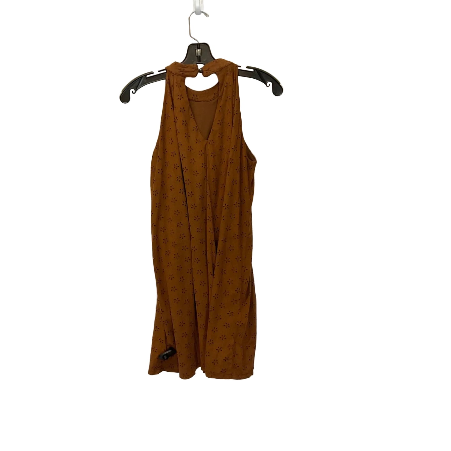 Dress Casual Short By Earthbound In Brown, Size: M