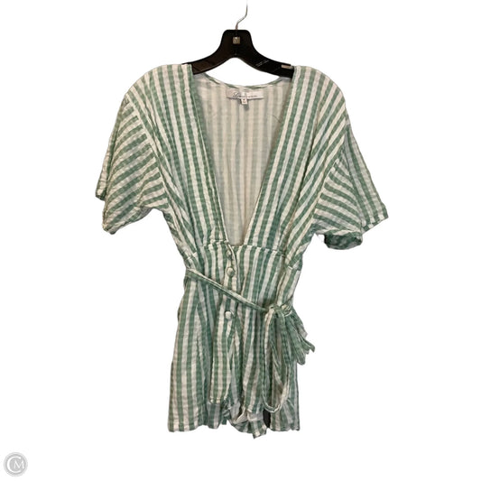 Romper By Lovers & Friends In Green & White, Size: M