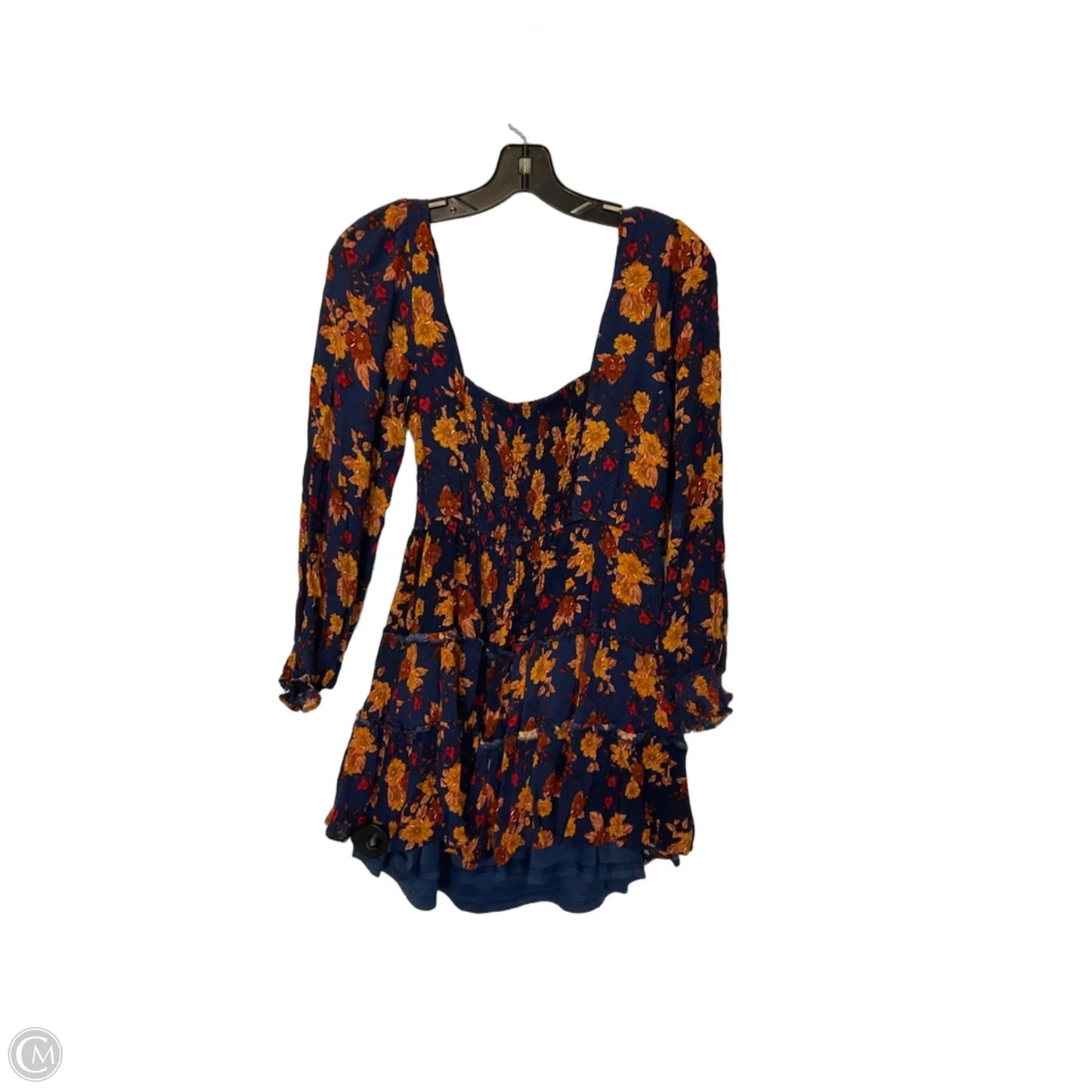 Dress Casual Short By Altard State In Blue & Orange, Size: M