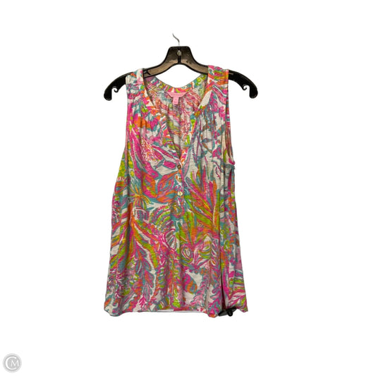 Top Sleeveless Designer By Lilly Pulitzer In Multi-colored, Size: M