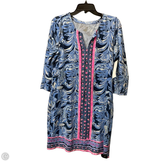 Dress Designer By Lilly Pulitzer In Blue, Size: L