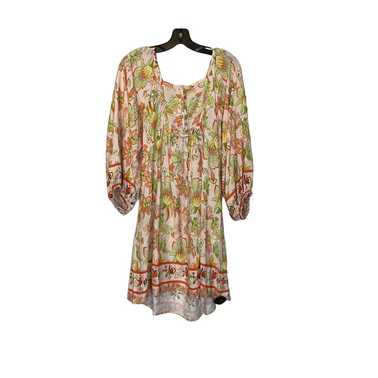 Dress Casual Short By Easel In Green & Orange, Size: S