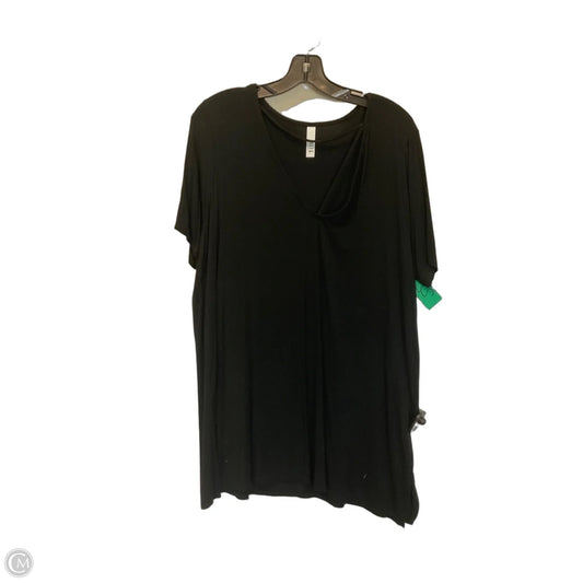 Top Short Sleeve By Jolie In Black, Size: 1x