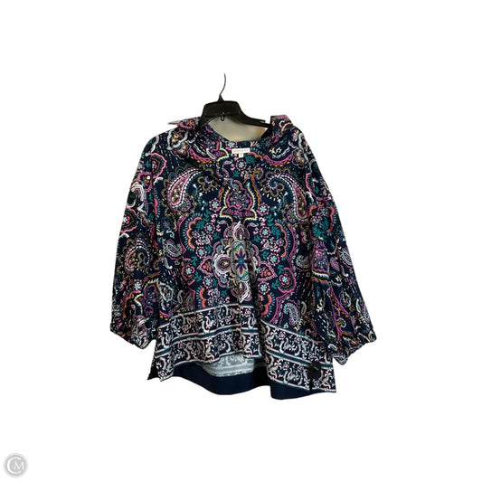 Top 3/4 Sleeve By Crown And Ivy In Navy, Size: 2x