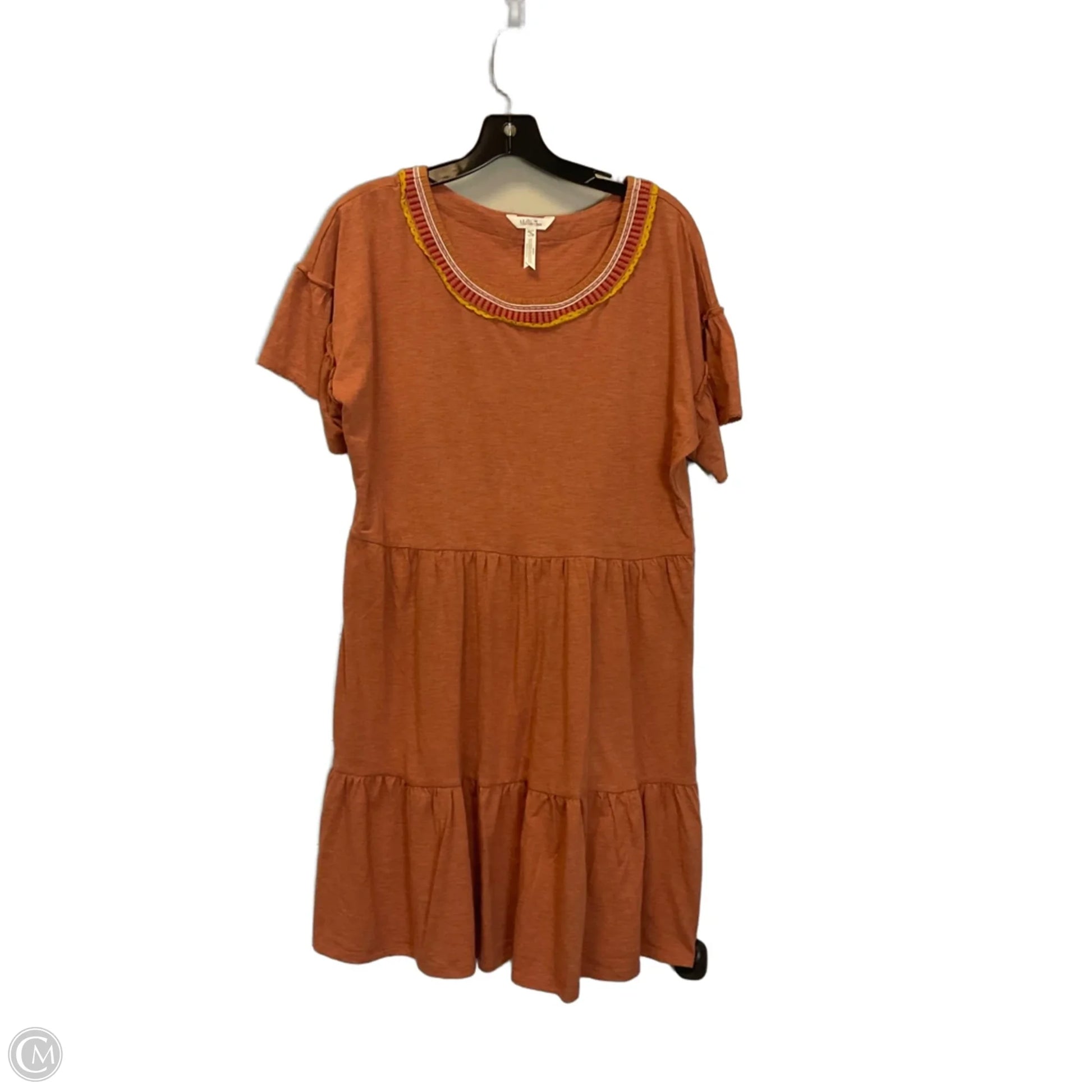 matilda jane orange dress Orange Matilda Jane Dress with Button Accents