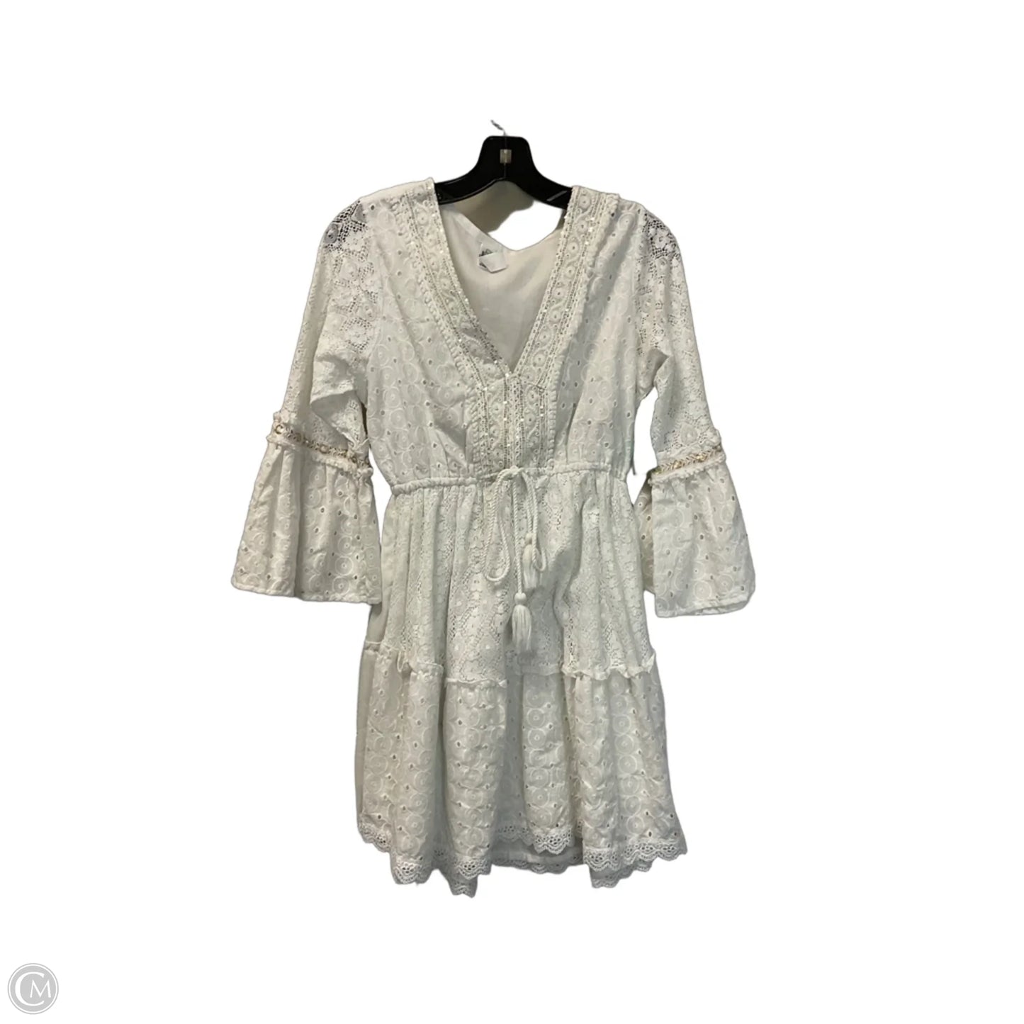 Dress Casual Short By Clothes Mentor In White, Size: S