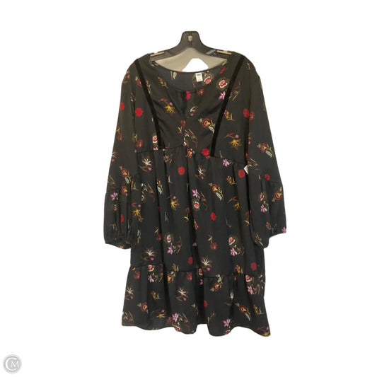 Dress Casual Midi By Old Navy In Black, Size: Xl