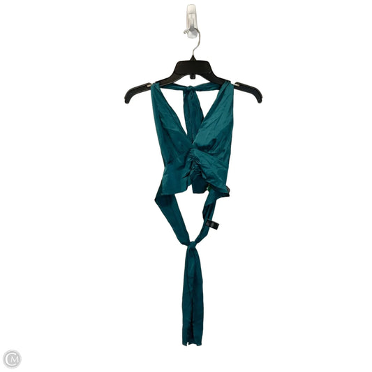 Top Sleeveless By Cider In Teal, Size: S
