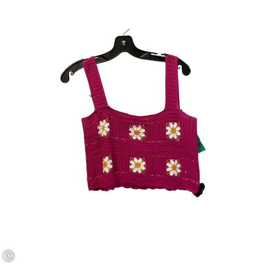 Top Sleeveless By Rebellion In Pink, Size: M