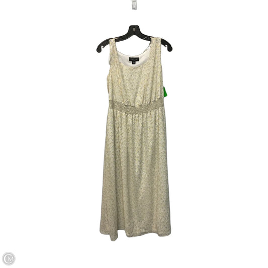 Dress Casual Maxi By Perceptions In Yellow, Size: L