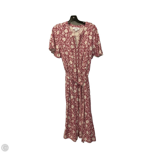 Dress Casual Maxi By Lucky Brand In Pink, Size: L