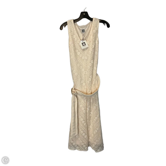 Dress Casual Maxi By Anne Klein In Beige, Size: L