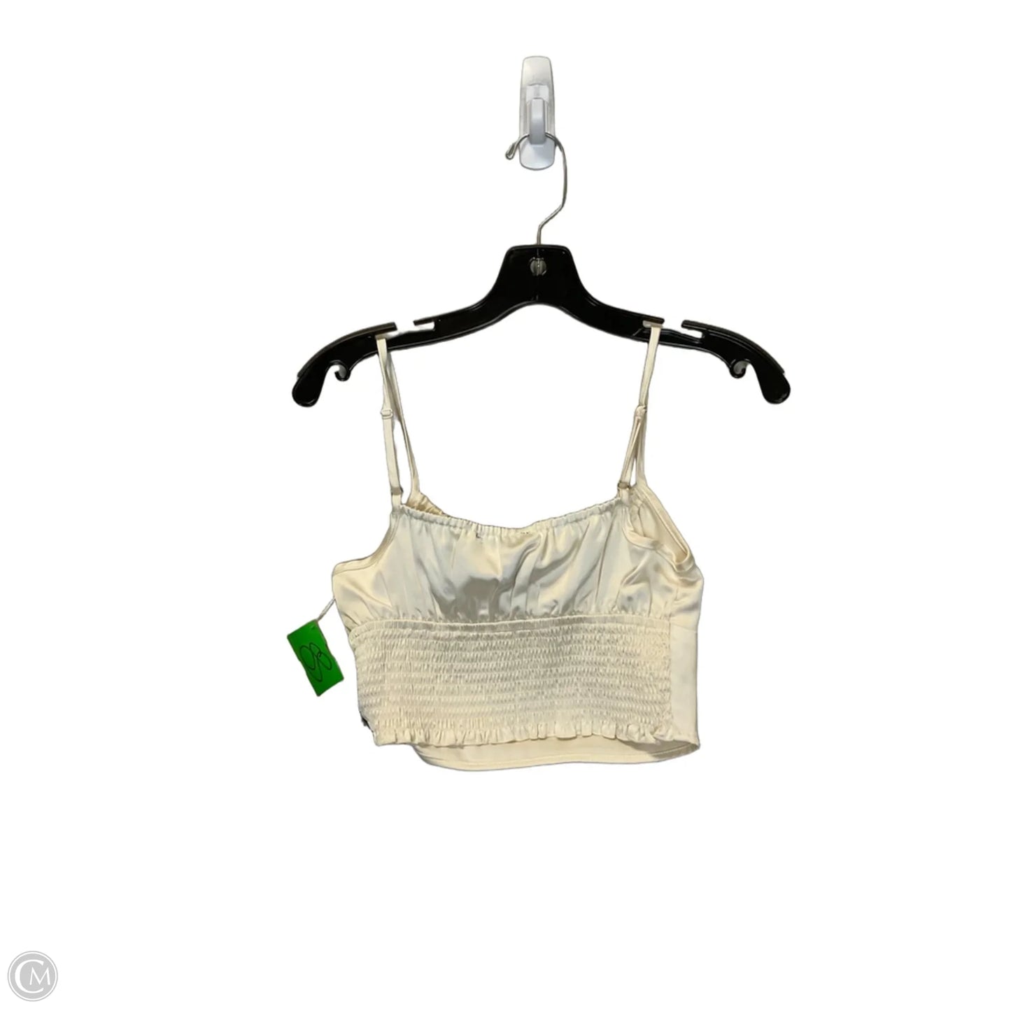 Top Sleeveless By Forever 21 In Cream, Size: S