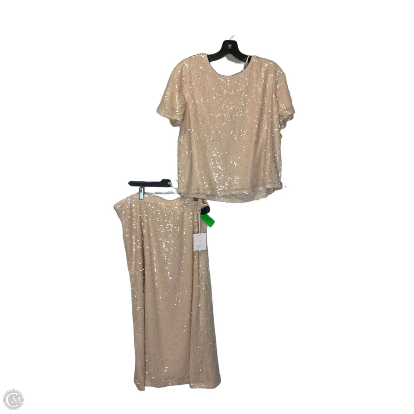 Skirt Set 2pc By Lc Lauren Conrad In Tan, Size: L